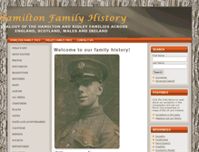 Tablet Screenshot of hamilton-family.co.uk
